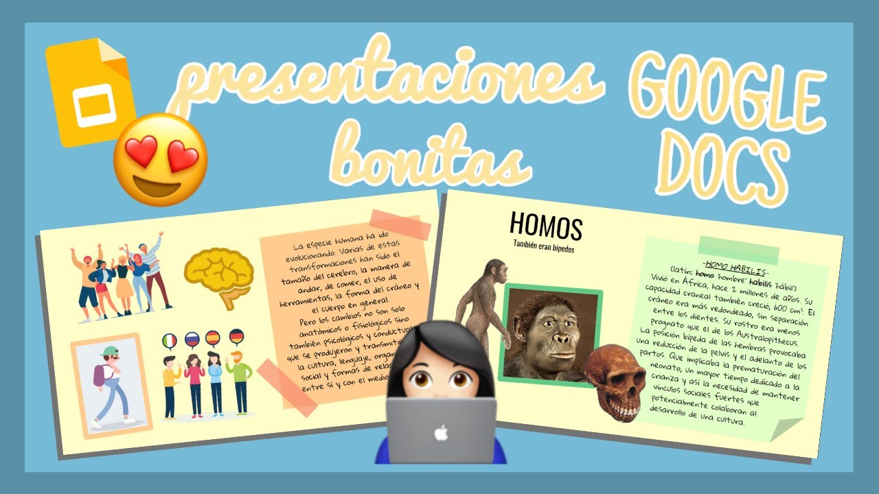 ❤️ CÓMO HACER PRESENTACIONES BONITAS ❤️| GOOGLE SLIDES | Clau's