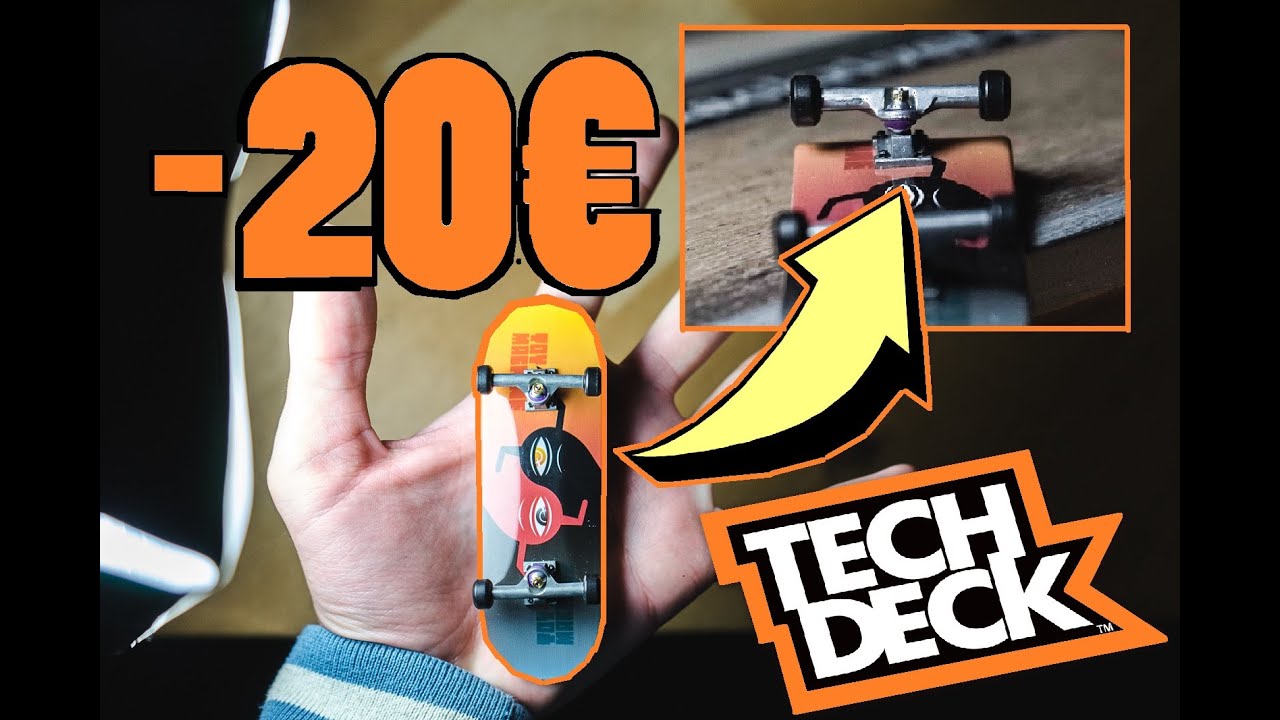 COMO MEJORAR UN TECH DECK POR MENOS DE 20€ | FINGERBOARD HACKS