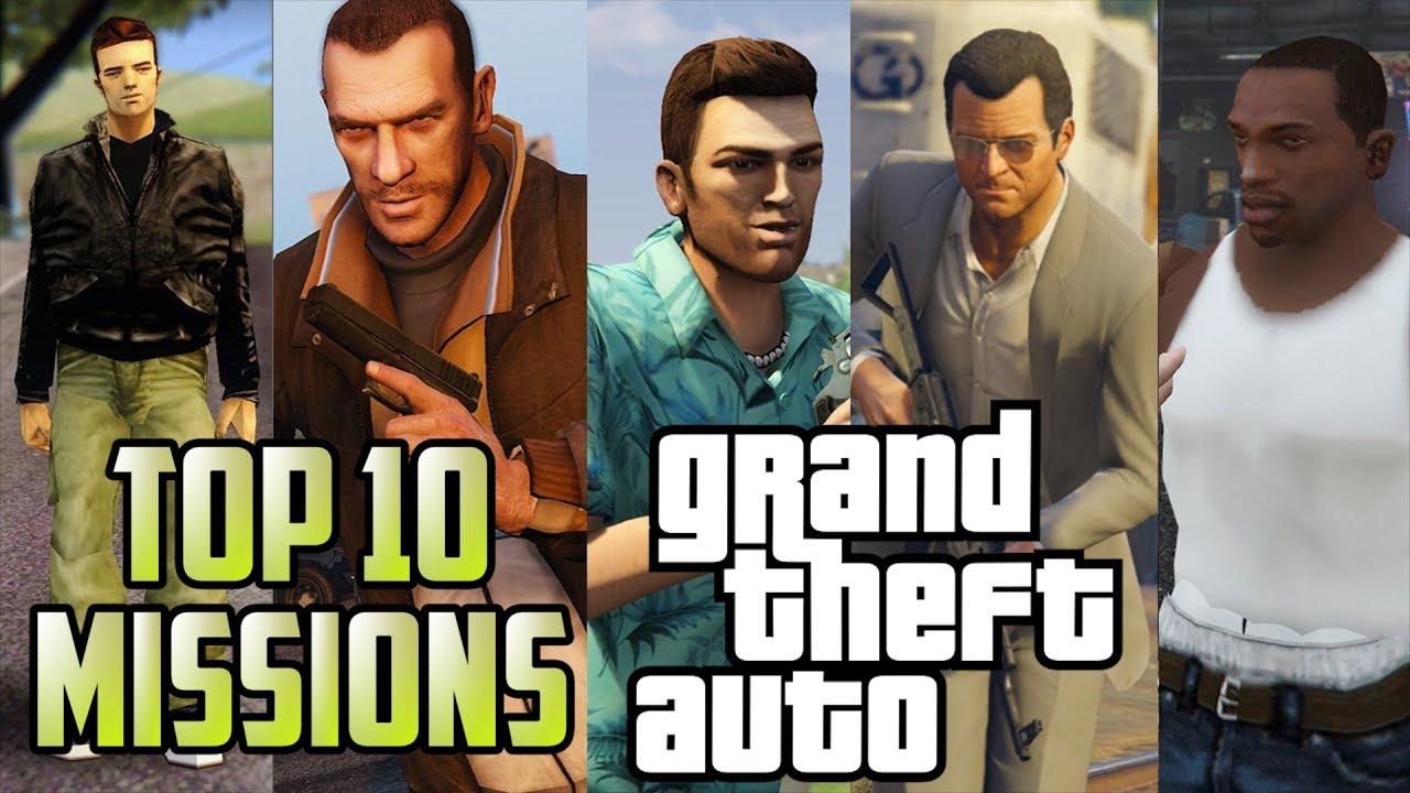 Las 10 misiones memorables de GTA (subtitulado)