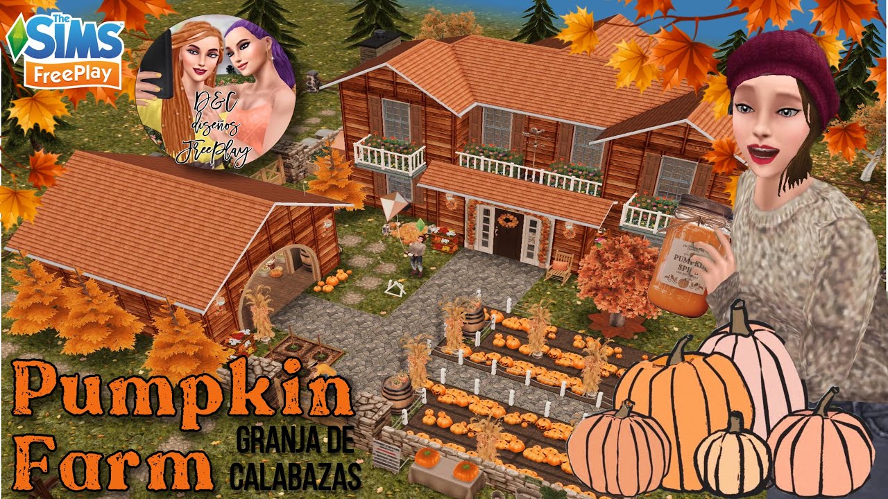 PUMPKIN FARM 🎃🍂 Granja de Calabazas | #thesimsfreeplay | by Danita Sims 🧡