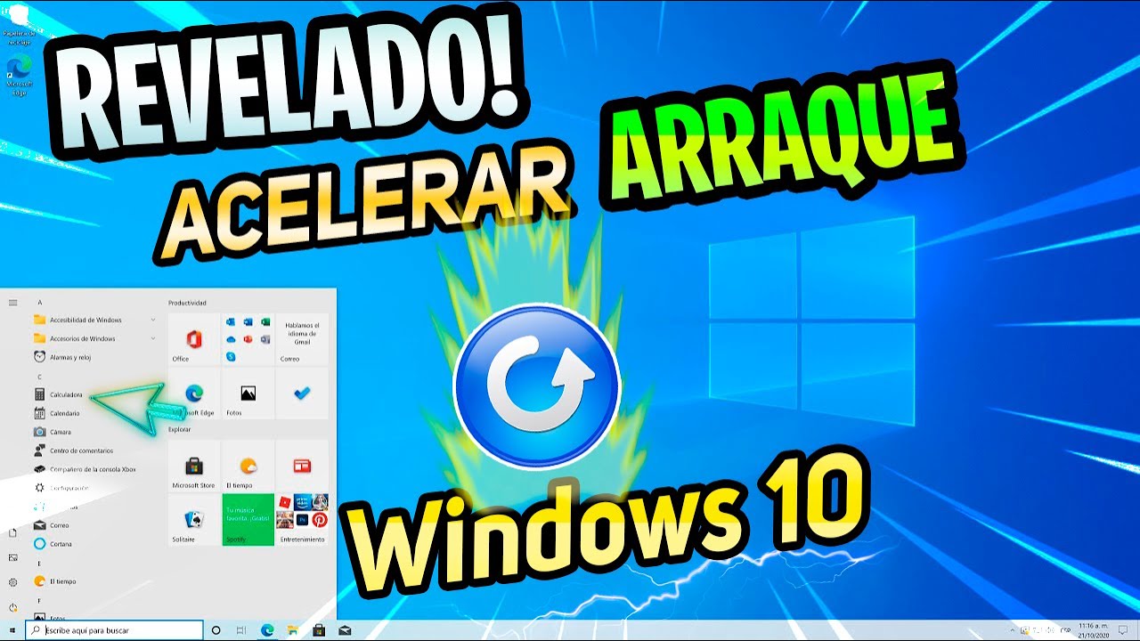 REVELADO! ⚡Como ACELERAR ARRANQUE de Windows 10 / OPTIMIZA al MAXIMO el INICIO!