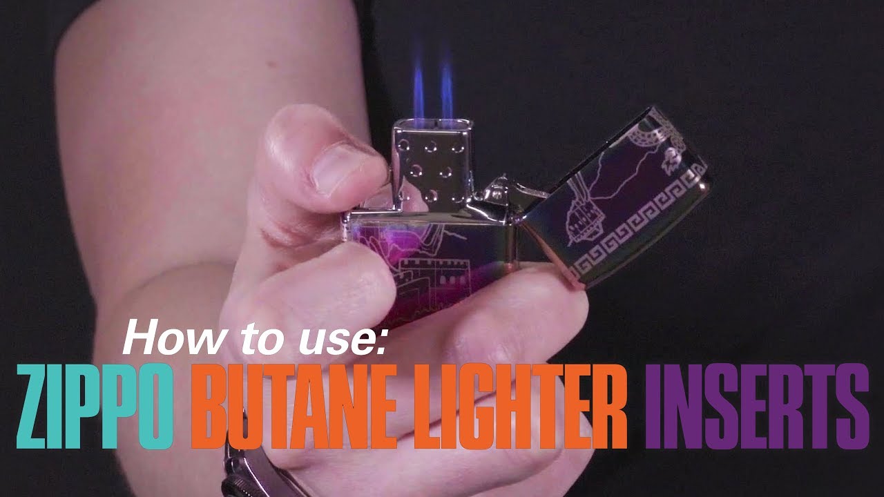 Zippo Butane Torch Insert: How-To